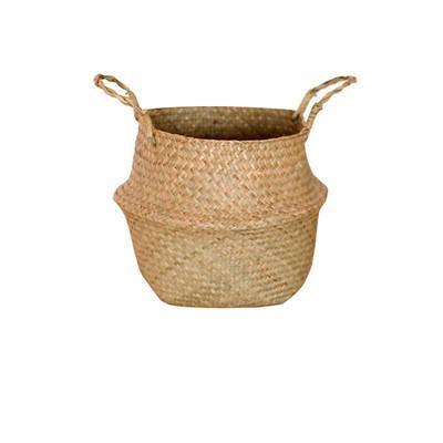 Foldable Woven Bamboo Storage Basket - Nordic Side - 11-23