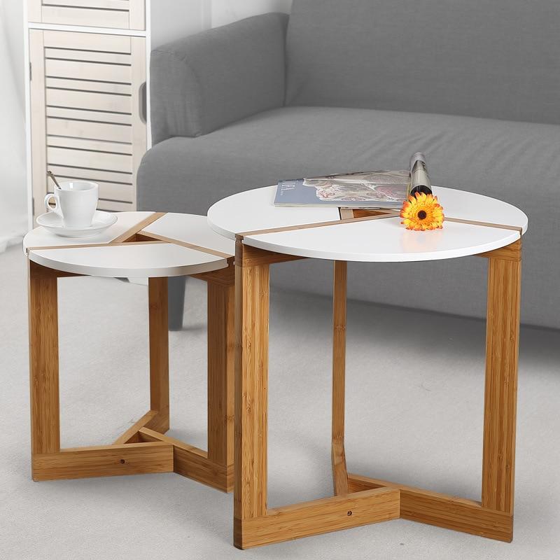 Darius - Modern Nordic Round Coffee Table - Nordic Side - 09-11, feed-cl0-over-80-dollars, furniture-tag, modern-farmhouse, modern-furniture