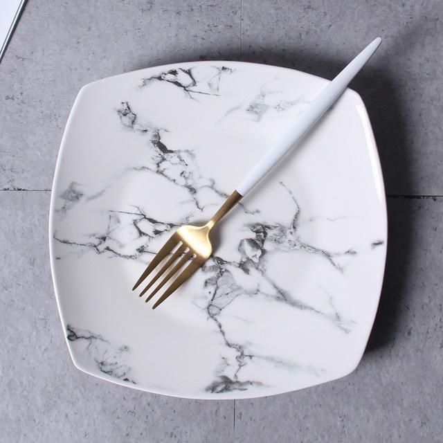 Basic Marble Dinnerware - Nordic Side - 