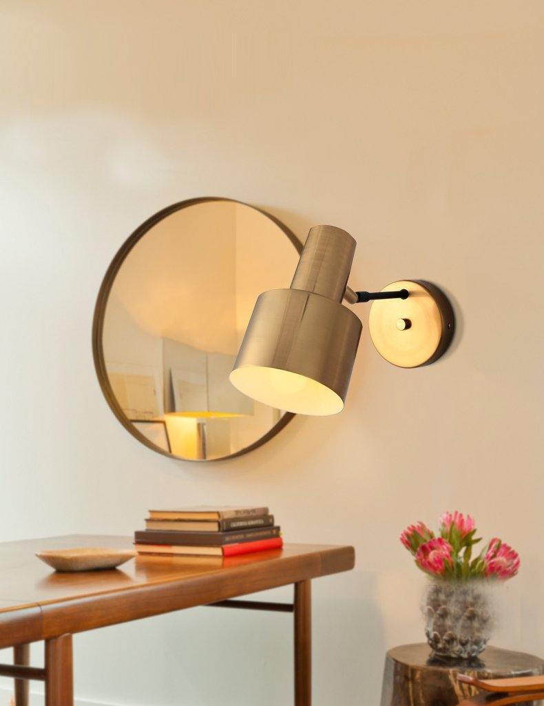 Modern Copper Wall Light - Nordic Side - 