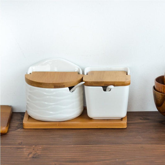 Wooden Cover Season Jar - Nordic Side - 