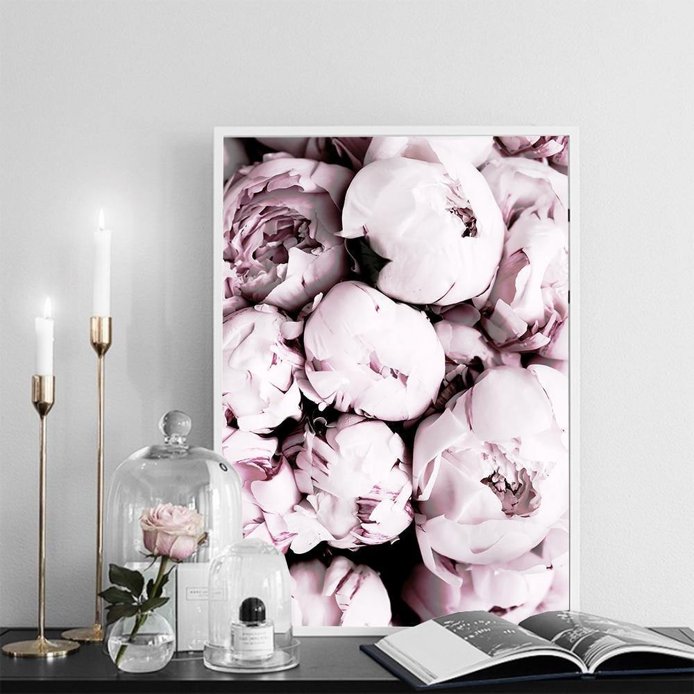 Bunch Of Blush Pale Peony - Nordic Side - 