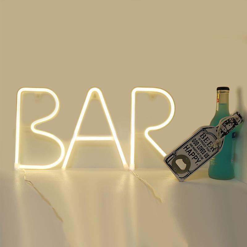 Neon Letter Standing Light - Nordic Side - 