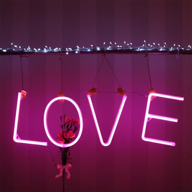 Neon Letter Standing Light - Nordic Side - 