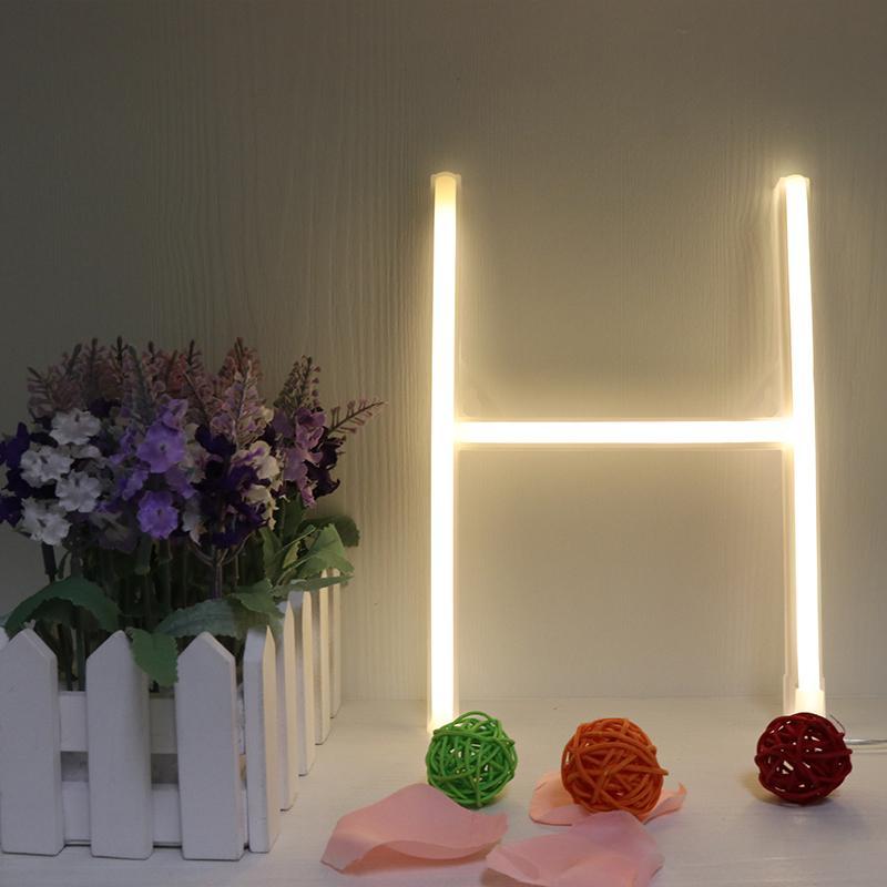 Neon Letter Standing Light - Nordic Side - 