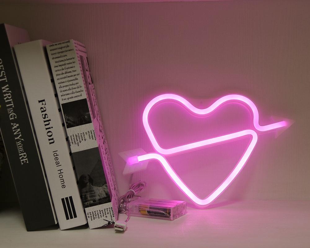 Neon Letter Standing Light - Nordic Side - 