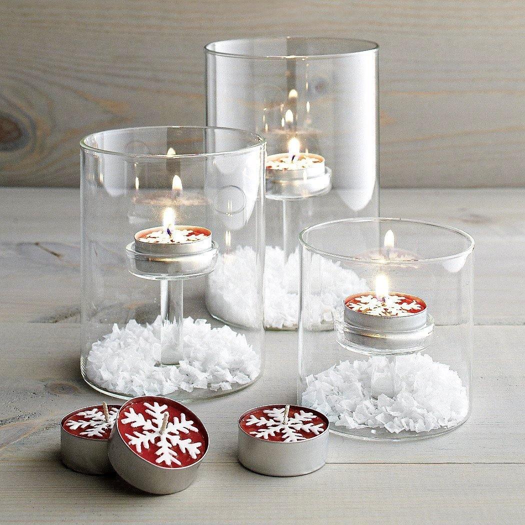 Modern Glass Art Candleholder - Nordic Side - 
