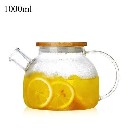 Transparent Glass Teapot - Nordic Side - 
