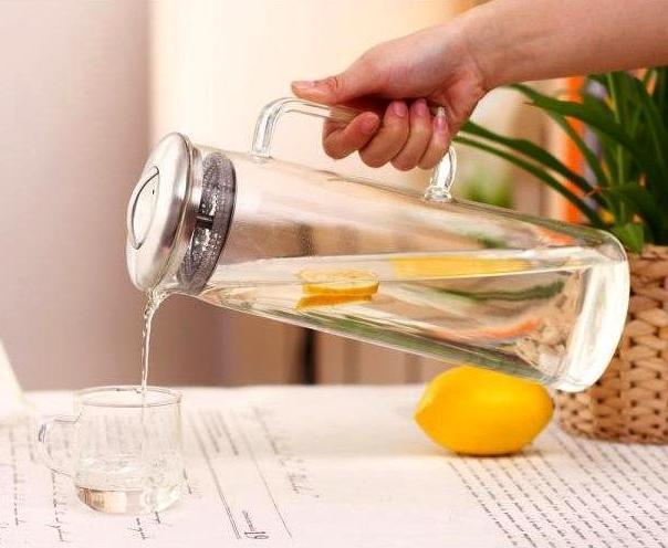 Glass Water Bottle - Nordic Side - 