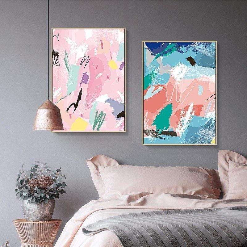 Abstract Bright Paint - Nordic Side - 