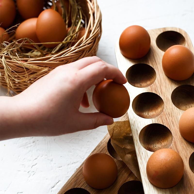 Wooden Egg Organisers - Nordic Side - 
