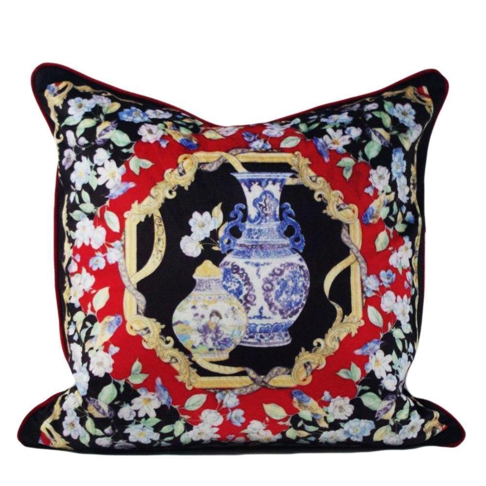 Vintage China Vase Cushion - Nordic Side - 