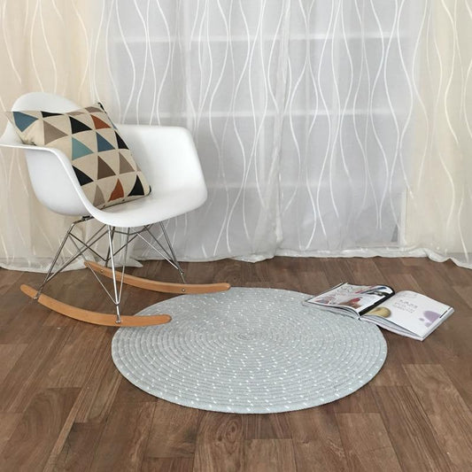 Francisco - Woven Round Area Rug - Nordic Side - 04-23, area-rug, feed-cl0-over-80-dollars, modern, round-rug, woven-rug
