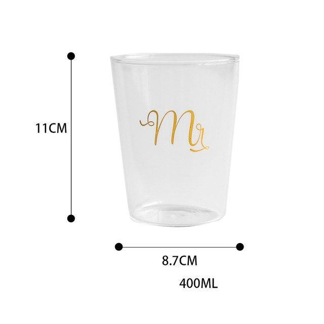 Mrs and Mr Glass Cups - Nordic Side - 