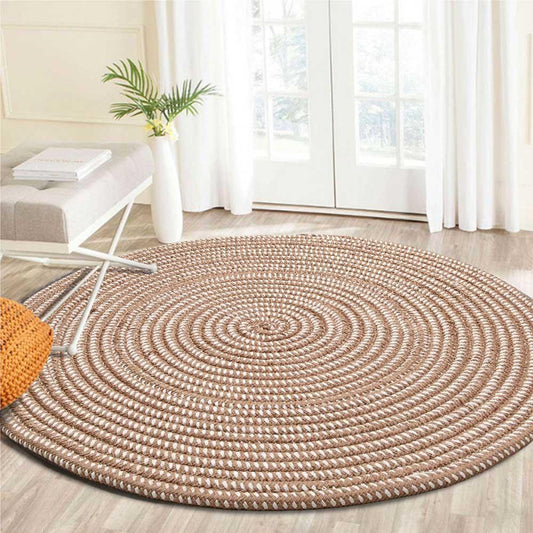 Knit Round Carpet - Nordic Side - bedroom, livingroom