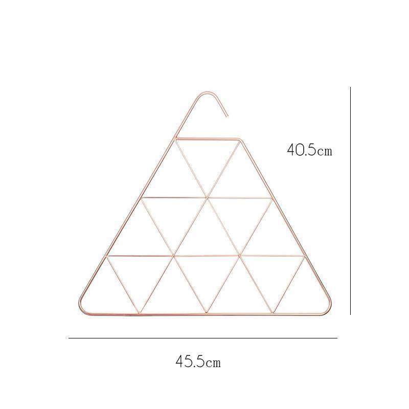 Geometric Triangle Wall Iron Shelf - Nordic Side - 