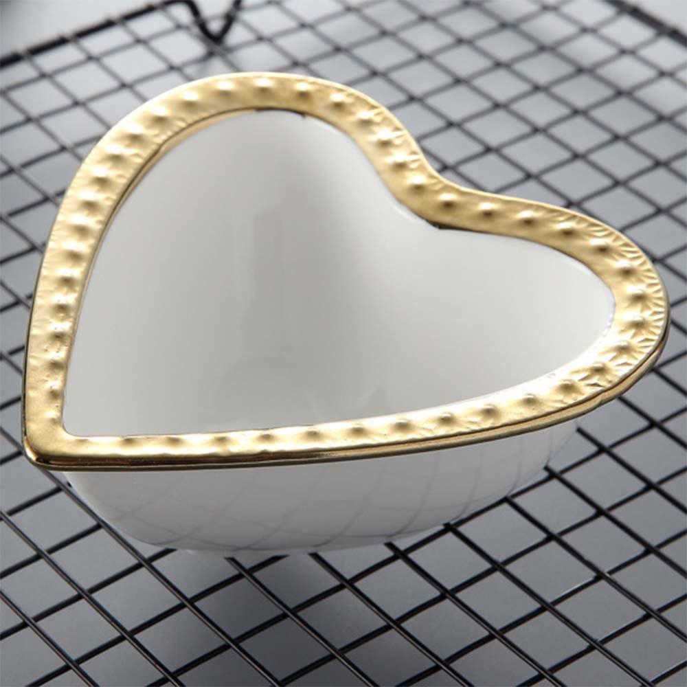 Golden Heart Edge Dinnerware - Nordic Side - 