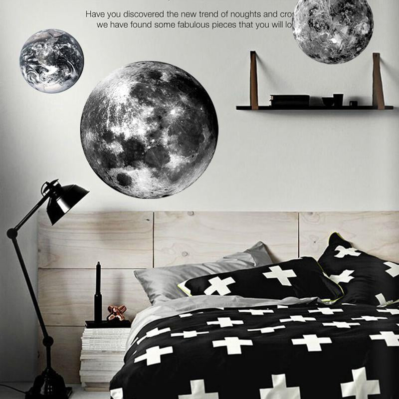 Moon Wall Stickers - Nordic Side - 