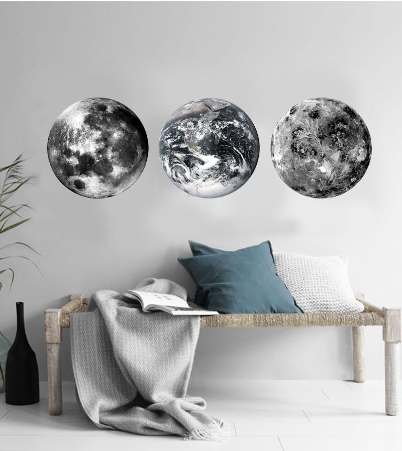 Moon Wall Stickers - Nordic Side - 