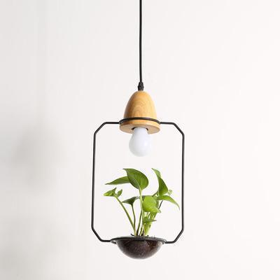 Zox - Modern Nordic Iron Pendant Planter Lamp - Nordic Side - 01-28, best-selling-lights, feed-cl0-over-80-dollars, hanging-lamp, lamp, light, lighting, lighting-tag, modern, modern-lighting,