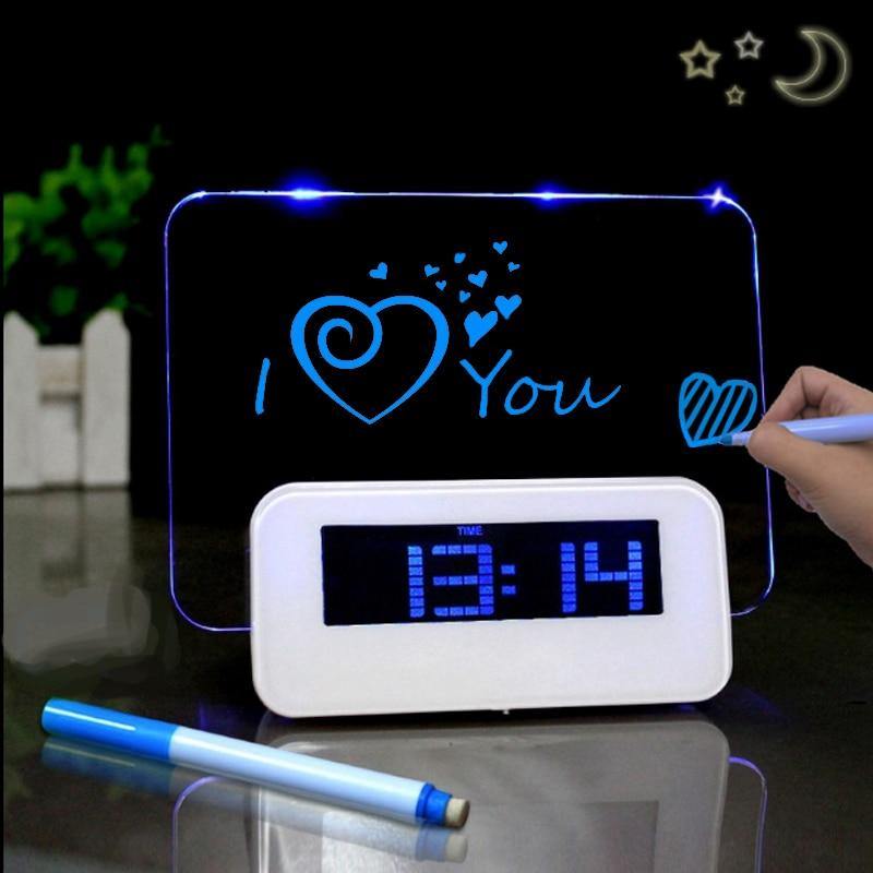 Premium Digital LED Alarm Clock - Nordic Side - 