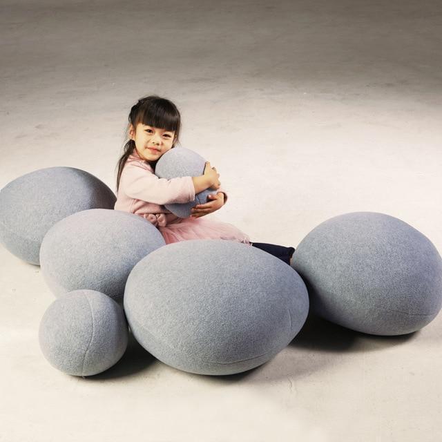 Cobble - 3D Stuffed Imitation Stone Cushion - Nordic Side - 05-15, feed-cl0-over-80-dollars