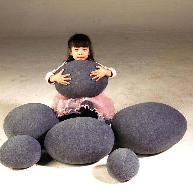 Cobble - 3D Stuffed Imitation Stone Cushion - Nordic Side - 05-15, feed-cl0-over-80-dollars