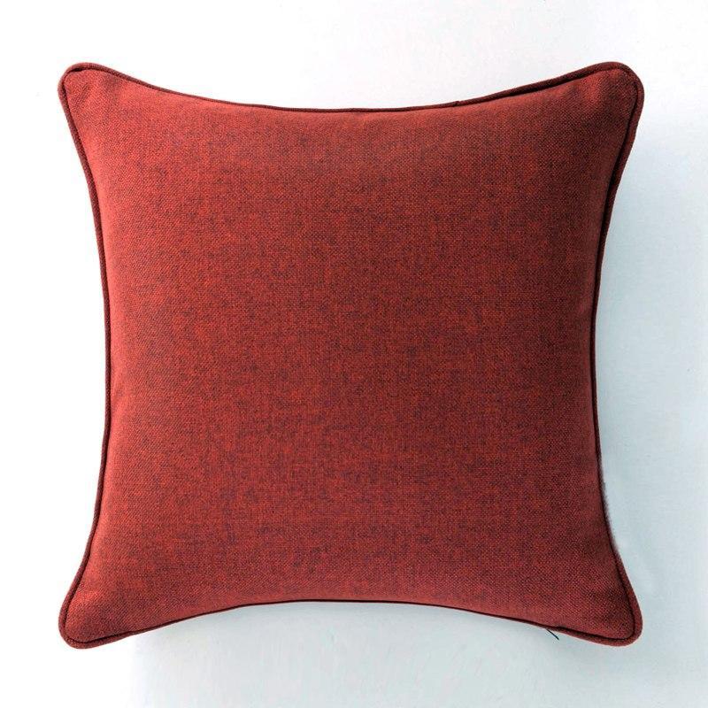 Soft Brick Red Cushion Cover - Nordic Side - 