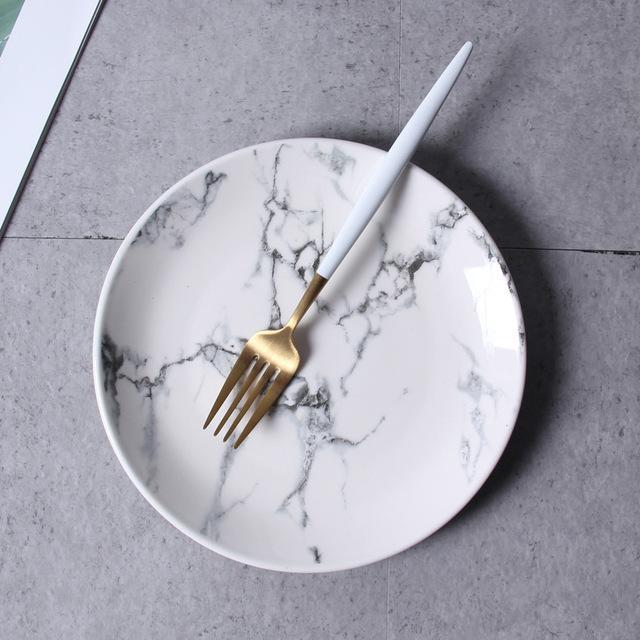 Basic Marble Dinnerware - Nordic Side - 