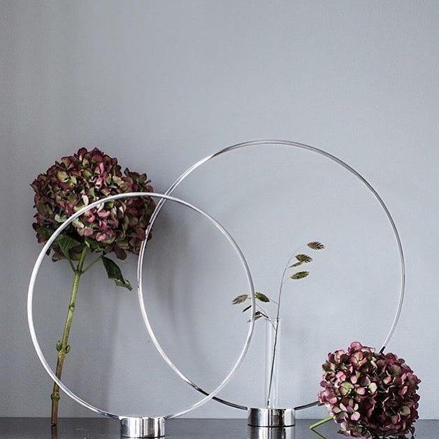 Iron Circle Art Vase - Nordic Side - 
