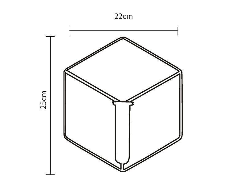 Geometric Iron Wall Vase - Nordic Side - 