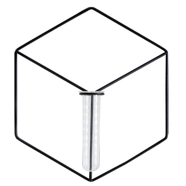 Geometric Iron Wall Vase - Nordic Side - 
