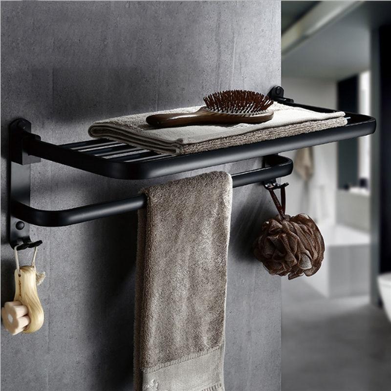 Greta - Black Matte Towel Rack - Nordic Side - 02-06, bathroom-collection, feed-cl0-over-80-dollars