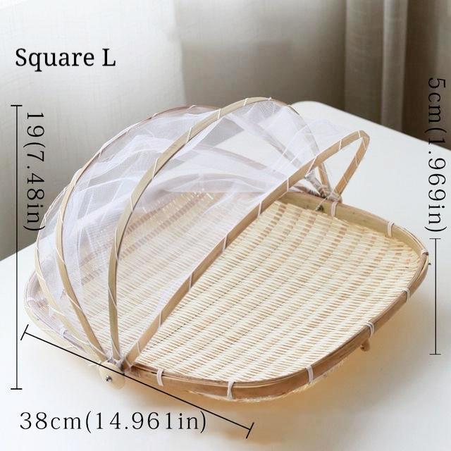 Handmade Bamboo Woven Basket - Nordic Side - 