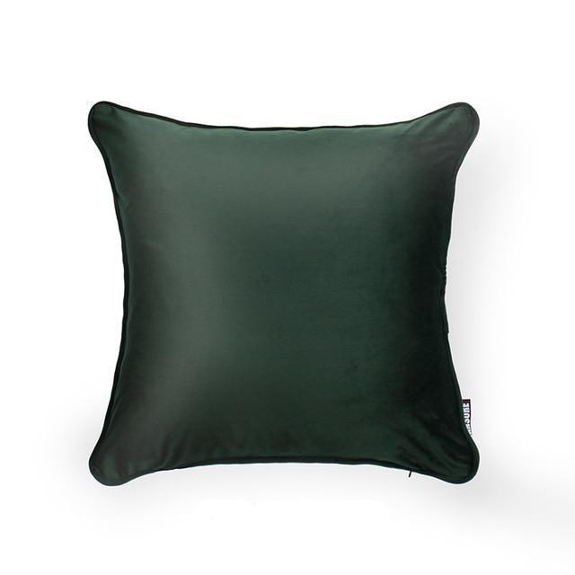 Piped Edge Velvet Cushion Cover - Nordic Side - 