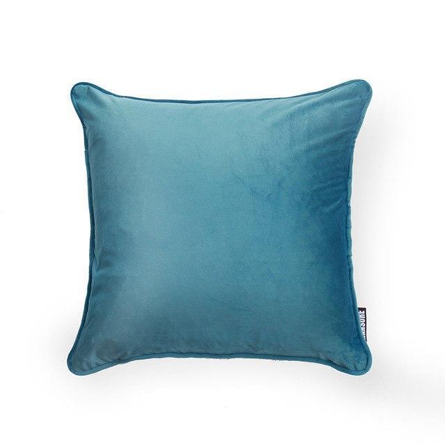 Piped Edge Velvet Cushion Cover - Nordic Side - 