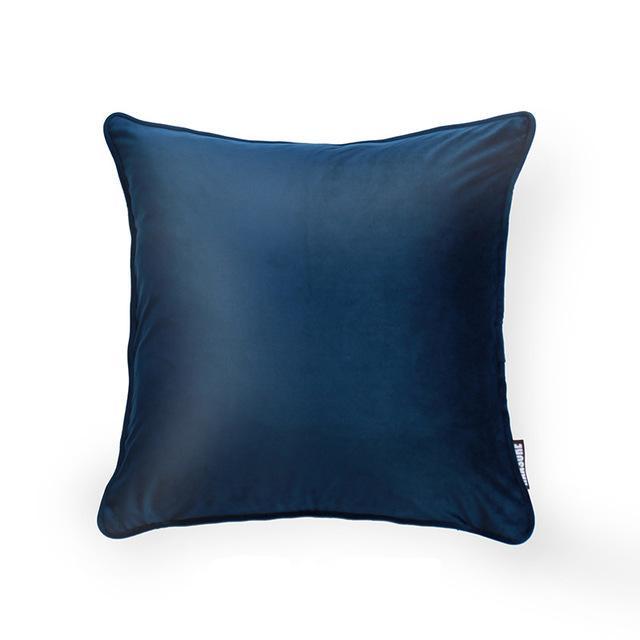 Piped Edge Velvet Cushion Cover - Nordic Side - 