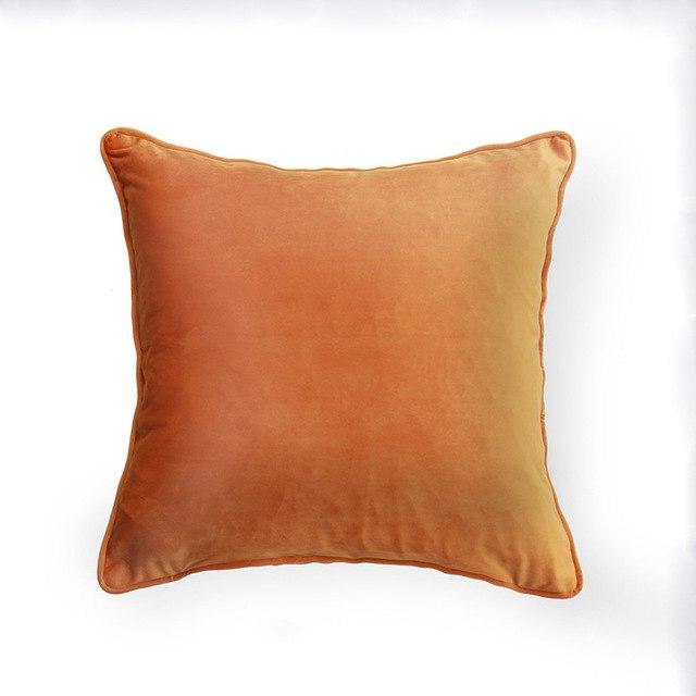 Piped Edge Velvet Cushion Cover - Nordic Side - 