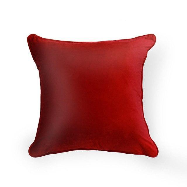 Piped Edge Velvet Cushion Cover - Nordic Side - 