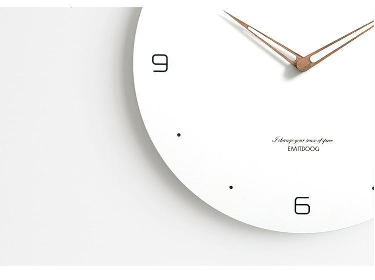 Elestren - Modern Minimalist Clock - Nordic Side - 05-15, feed-cl0-over-80-dollars, modern-wall-clock