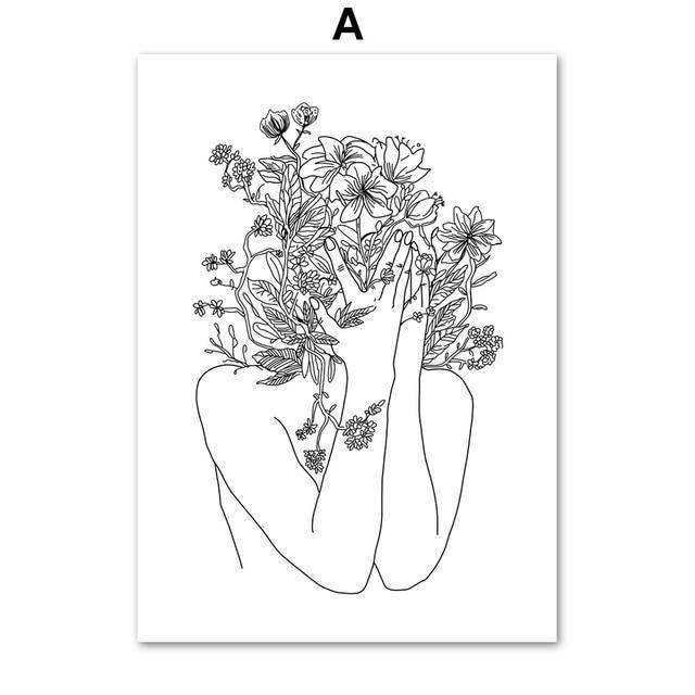 Flower Girl Illustration - Nordic Side - 