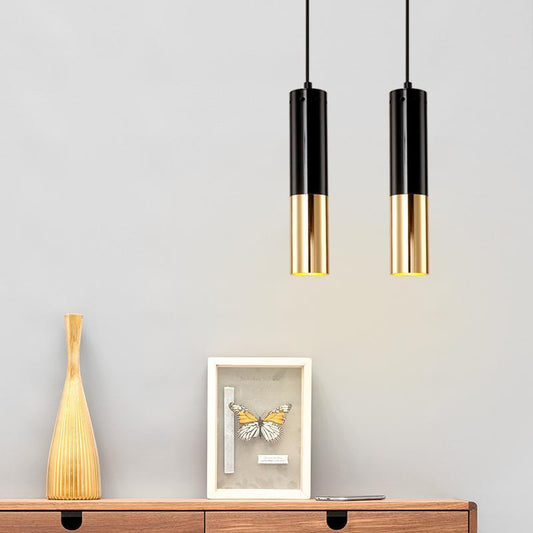 Black & Gold Stick Pendant Light - Nordic Side - 