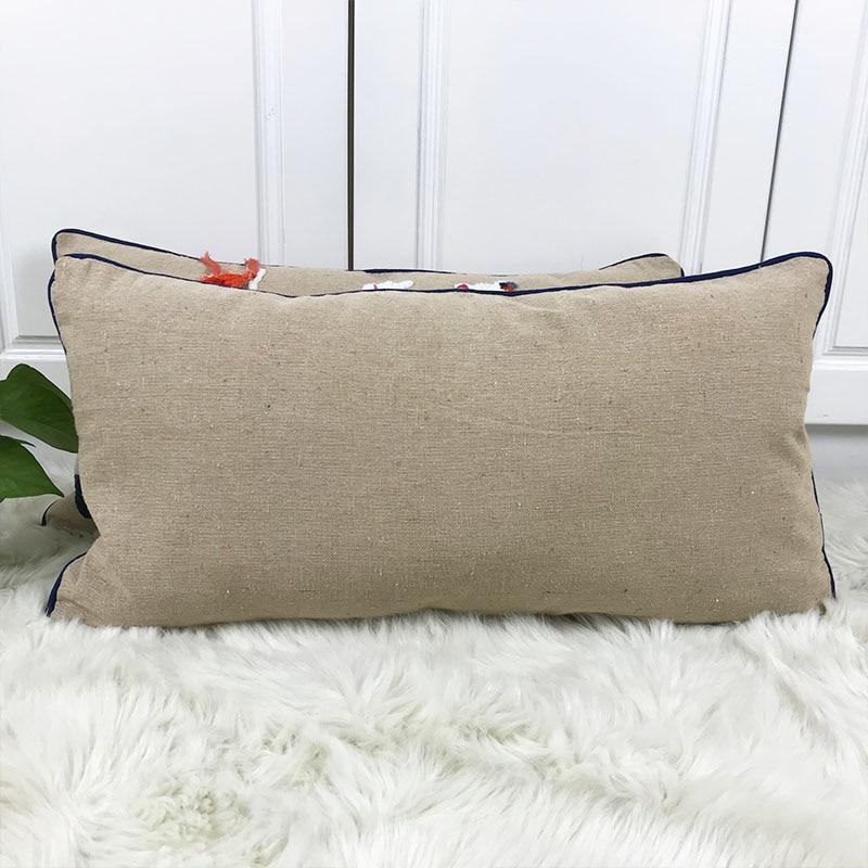 Alpaca Embroidery Cushion Cover - Nordic Side - 