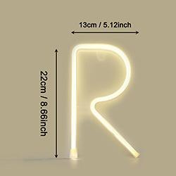 Neon Letter Standing Light - Nordic Side - 