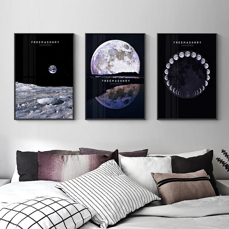 Moon & Space Wall Art - Nordic Side - 