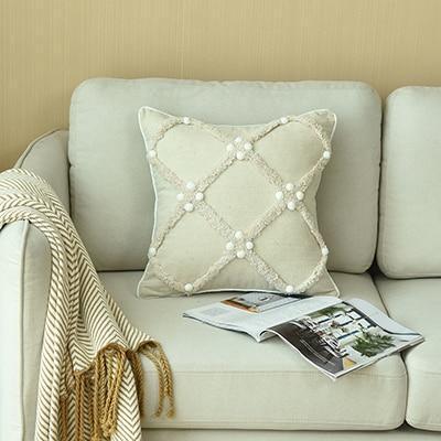 Diamond Embroidered Cushion - Nordic Side - 