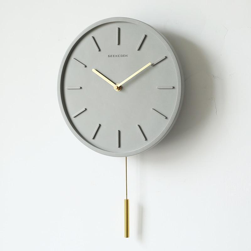 Judson - Modern Nordic Silent Wall Clock - Nordic Side - 05-09, feed-cl0-over-80-dollars, modern-wall-clock