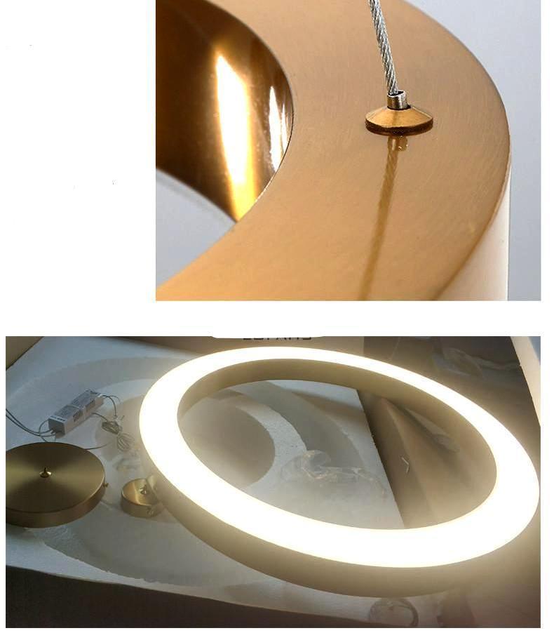 Circular Chandelier Pendant Light - Nordic Side - 