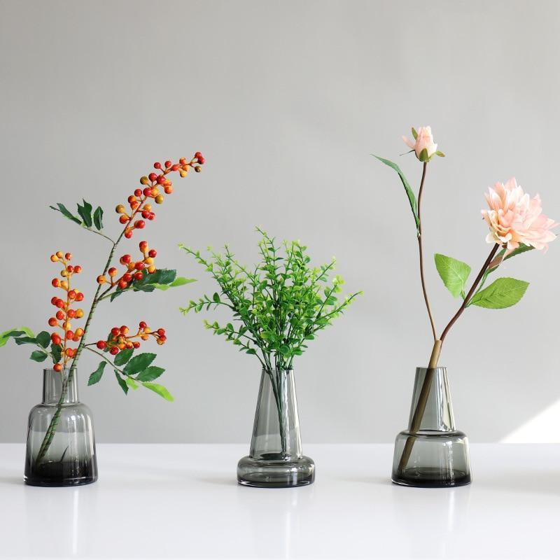 Grey Tones of Glass Vases - Nordic Side - 