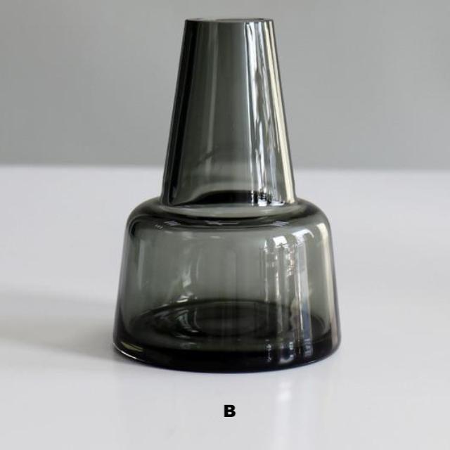 Grey Tones of Glass Vases - Nordic Side - 